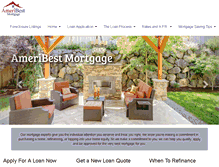 Tablet Screenshot of ameribestmortgage.com